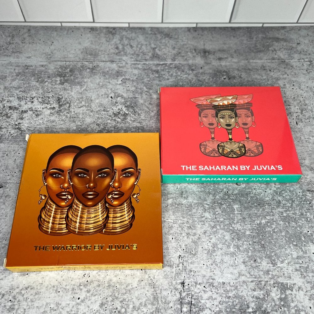 JUVIA'S PLACE The Saharan Palette + The Warrior Palette Set